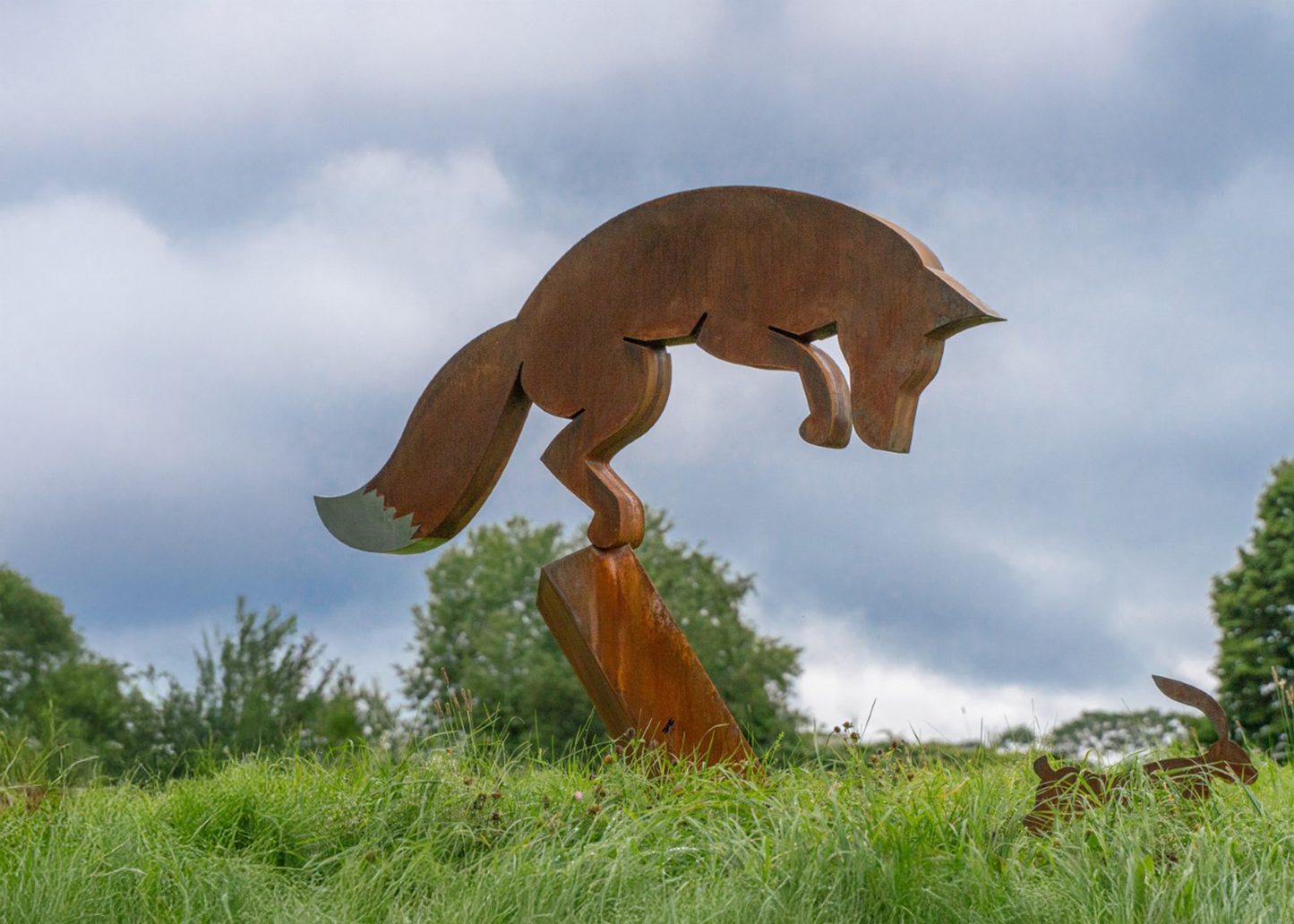 Jumping Fox